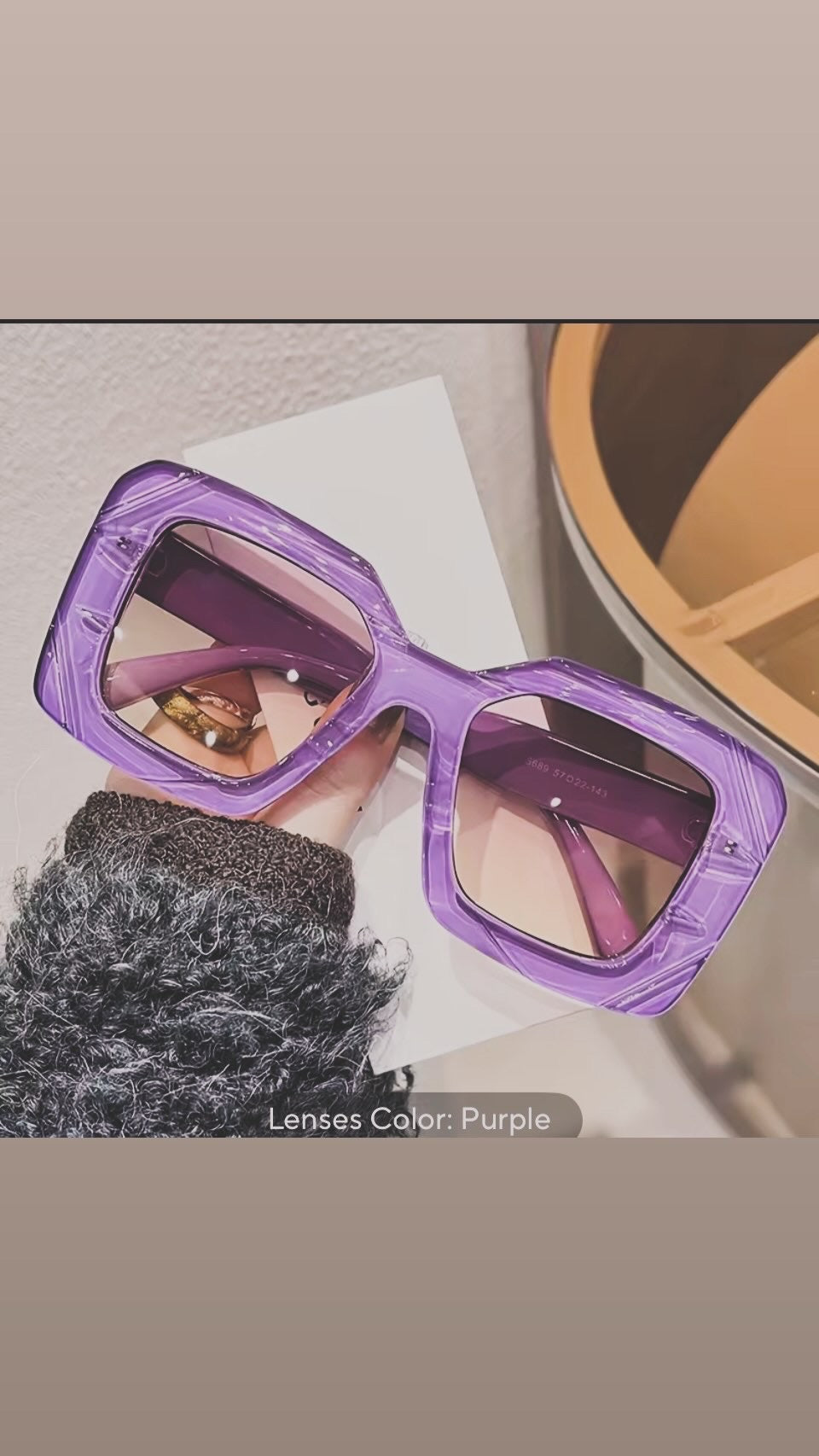 Princess Purple Sunglasses